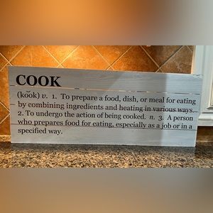 Williams-Sonoma "Cook" Typography Wall Art